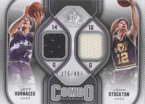 2009-10 SP Game Used - Jeff Hornacek/John Stockton #CM-HS