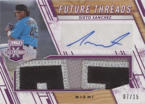 2019 Panini Elite Extra Edition - Sixto Sanchez #FTS-SS