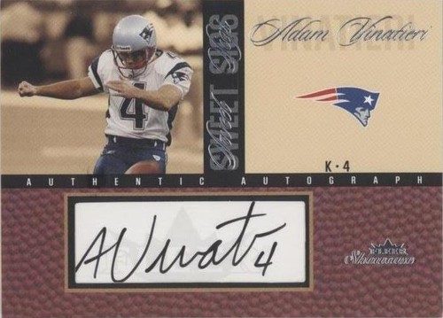 2004 Fleer Showcase Adam Vinatieri #SSA-AV