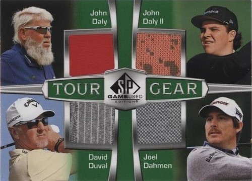 2024 SP Game Used - David Duval Joel Dahmen John Daly #TG4-DDDD