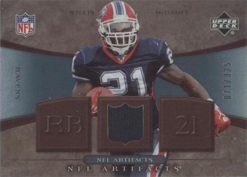 2007 Upper Deck Artifacts Willis McGahee #NFL-WM