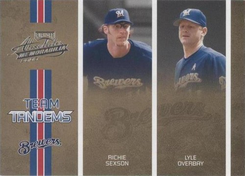 2005 Playoff Absolute Memorabilia - Lyle Overbay Richie Sexson #TT-73