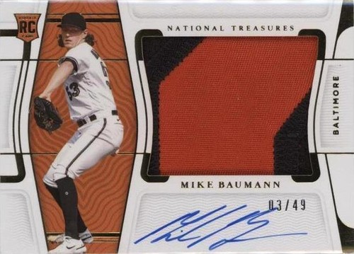 2022 Panini National Treasures - Mike Baumann #127