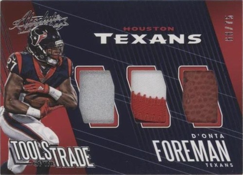 2018 Panini Absolute D'onta Foreman #TT-DF