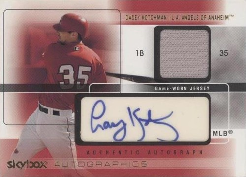 2005 Skybox Autographics - Casey Kotchman #AGJ-CK