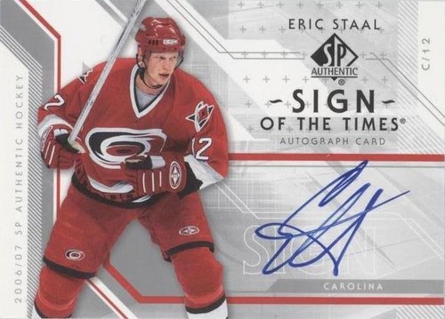 2006-07 SP Authentic - Eric Staal #ST-ES