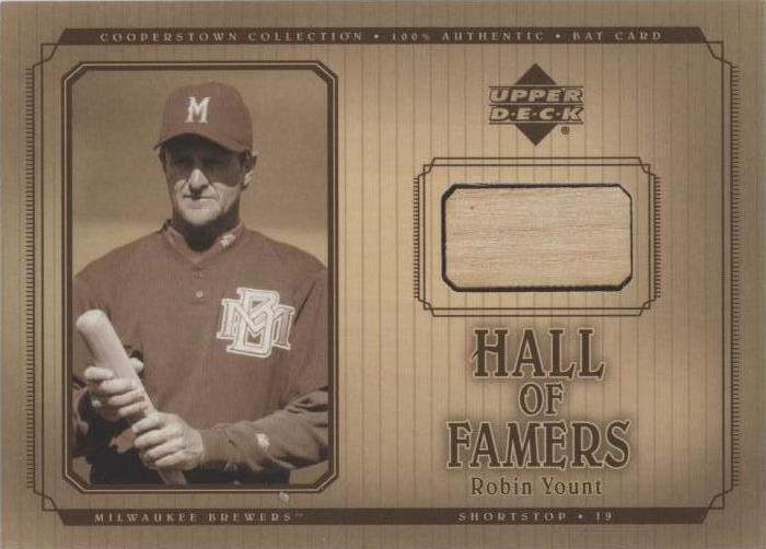 Salón de la Fama 2001 Upper Deck - Robin Yount #B-RY