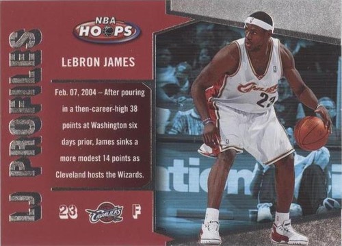 2005-06 NBA Hoops - LeBron James #LBJ-18