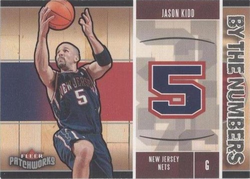 2003-04 Fleer Patchworks - Jason Kidd #14BTN