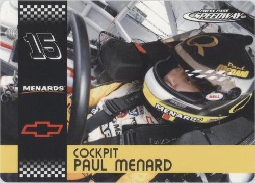2008 Press Pass Speedway - Paul Menard #CP 16