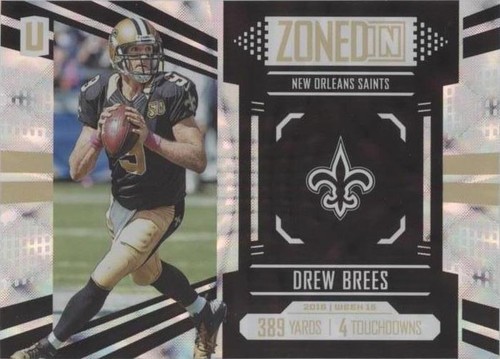 2017 Panini Unparalleled Drew Brees #ZI-15