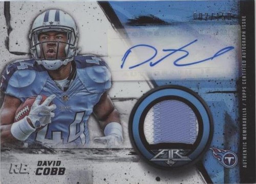 2015 Topps Fire David Cobb #FRAP-DC