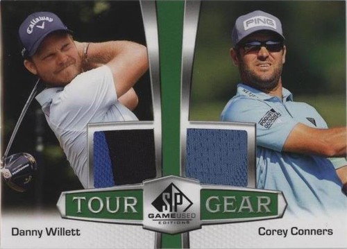 2024 SP Game Used - Corey Conners Danny Willett #TG2-WC