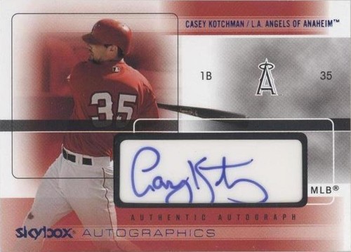 2005 Skybox Autographics - Casey Kotchman #AG-CK