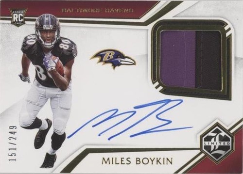2019 Panini Limited Miles Boykin #131