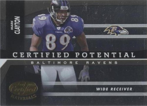 2006 Leaf Certified Materials Mark Clayton #CP-12