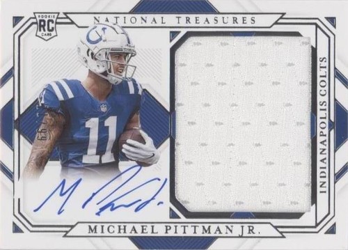 2020 Panini National Treasures Michael Pittman Jr. #RMS-MP