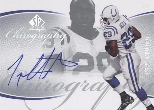 2007 SP Authentic Joseph Addai #CA-JA
