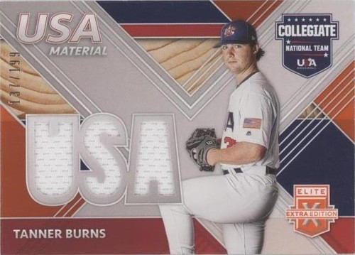 2020 Panini Elite Extra Edition - Tanner Burns #USAM-TB