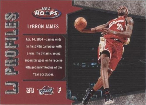 2005-06 NBA Hoops - LeBron James #LBJ-16