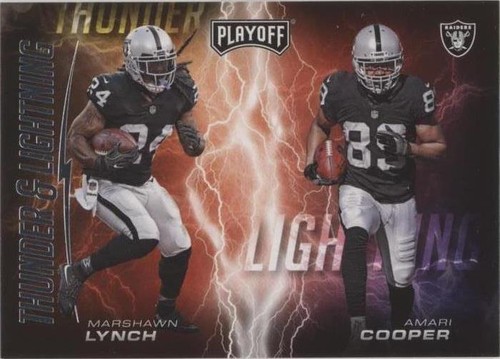 2017 Panini Playoff Amari Cooper Marshawn Lynch #8