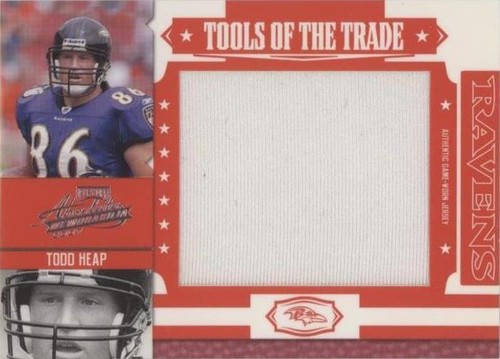 2007 Playoff Absolute Memorabilia Todd Heap #TOT-137