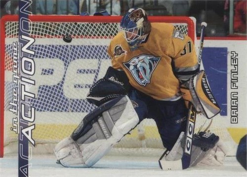 2003-04 In the Game Action - Brian Finley #314