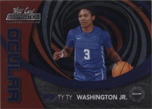 2021-22 Wild Card Alumination - TyTy Washington Jr. #AOC-24
