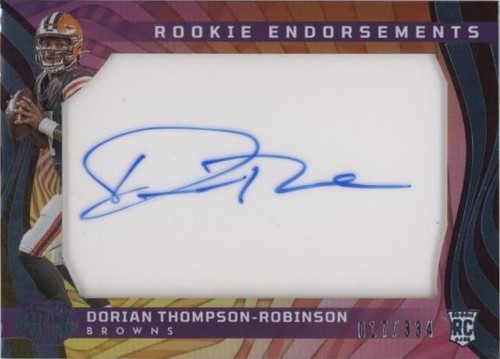 2023 Panini Illusions Dorian Thompson-Robinson #RE-DTR
