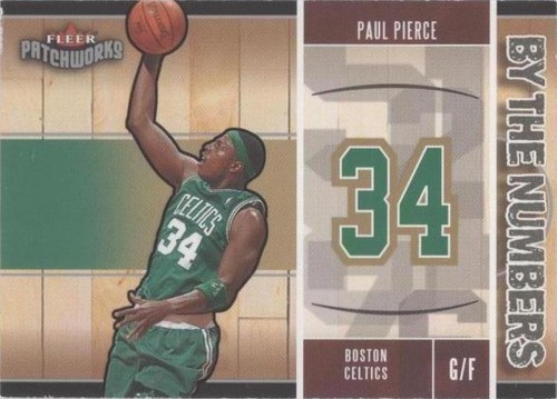 2003-04 Fleer Patchworks - Paul Pierce #11BTN