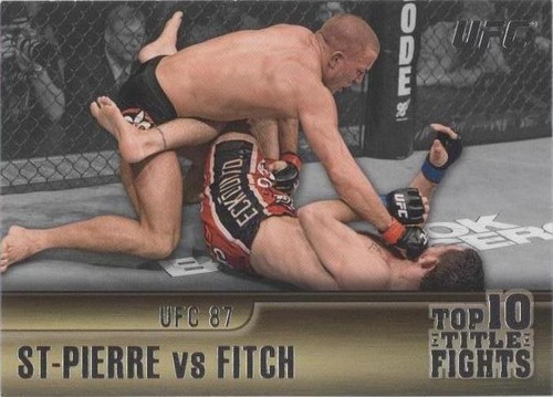 2011 Topps UFC Title Shot - Georges St-Pierre Jon Fitch #TT-14