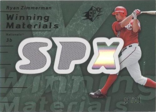 2007 SPx - Ryan Zimmerman #WM-RZ
