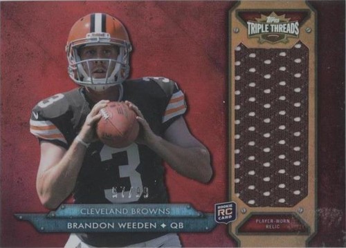 2012 Topps Triple Threads Brandon Weeden #TTRJR-7