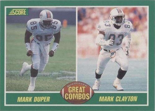 1989 Score Mark Clayton Mark Duper #283