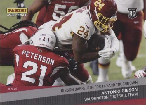 2020 Panini Instant NFL Antonio Gibson #34