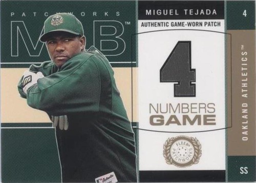 2003 Fleer Patchworks - Miguel Tejada #MT-NG