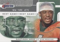 2001 Fleer Game Time Santana Moss #117
