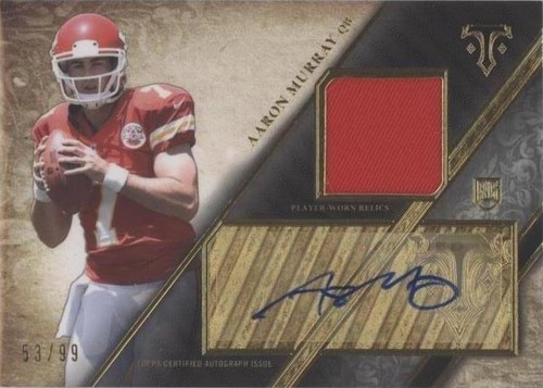2014 Topps Triple Threads Aaron Murray #TTRAR-62