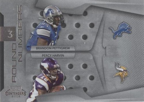 2009 Playoff Contenders Brandon Pettigrew Percy Harvin #9