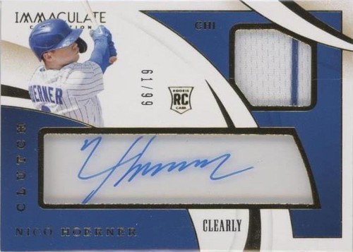 2020 Panini Immaculate Collection - Nico Hoerner #CR-NH