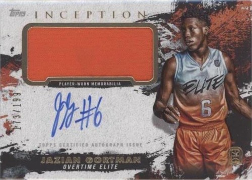 2021-22 Topps Inception OTE Overtime Elite - Jazian Gortman #IAPC-JG2