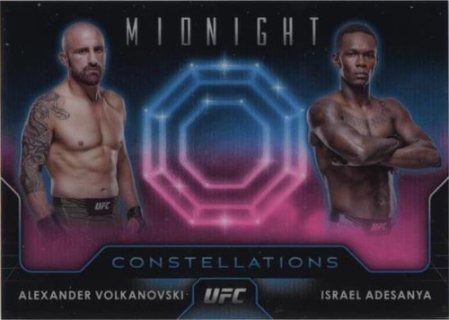 2024 Topps Midnight UFC - Alexander Volkanovski Israel Adesanya #CO-24