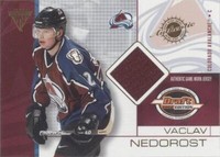 2001-02 Pacific Private Stock Titanium Draft Edition - Vaclav Nedorost #26