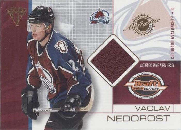2001-02 Pacific Private Stock Titanium Draft Edition - Vaclav Nedorost #26