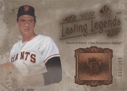2005 SP Legendary Cuts - Gaylord Perry #LL-GP