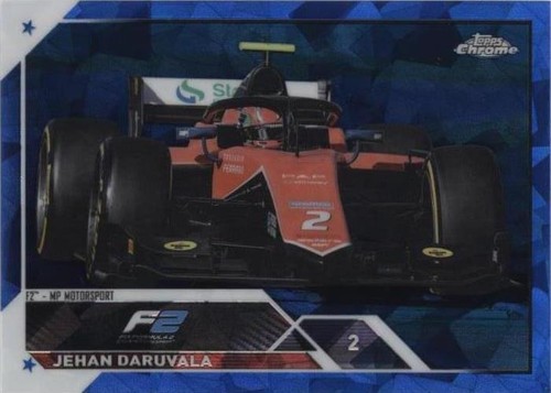 2021 Topps Chrome Formula 1 F2 Cars Checker Flag Refractor