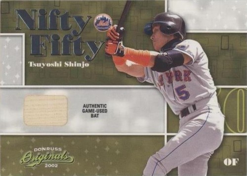 2002 Donruss Originals - Tsuyoshi Shinjo #NF-29