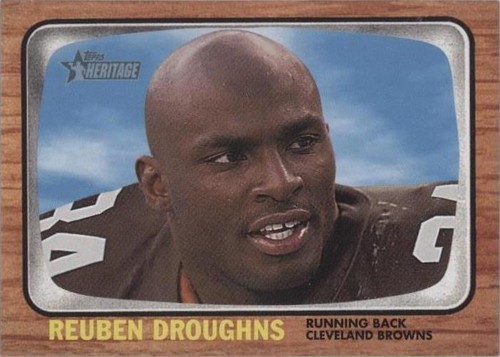 2005 Topps Heritage Reuben Droughns #222