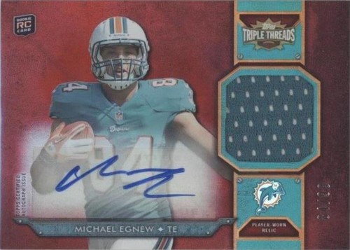 2012 Topps Triple Threads Michael Egnew #TTRAR-9