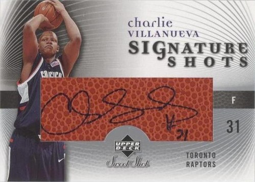 2005-06 Upper Deck Sweet Shot - Charlie Villanueva #SS-CV